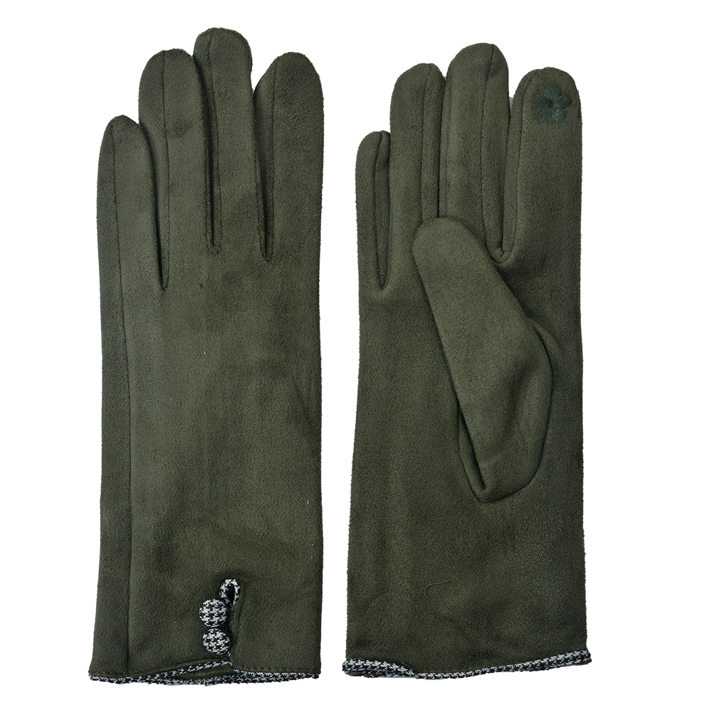 Guanti Donna Verde 8x24 cm