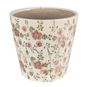 Pot de fleurs d'intérieur Rose, Beige Ø 14x13 cm
