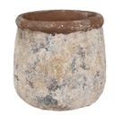 Vaso Porta Pianta Beige Ø 18x17 cm