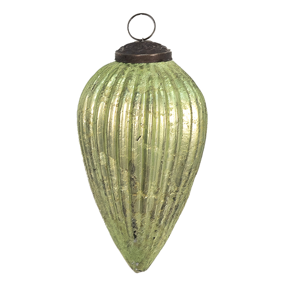Palla di natale Verde Ø 7x12 cm
