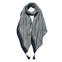 Foulard Donna Stampato Verde 90x180 cm