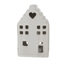 Porte-lampes de Noël chalet Beige 10x9x17 cm