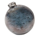 Vase Glas Grau Ø 10x10 cm