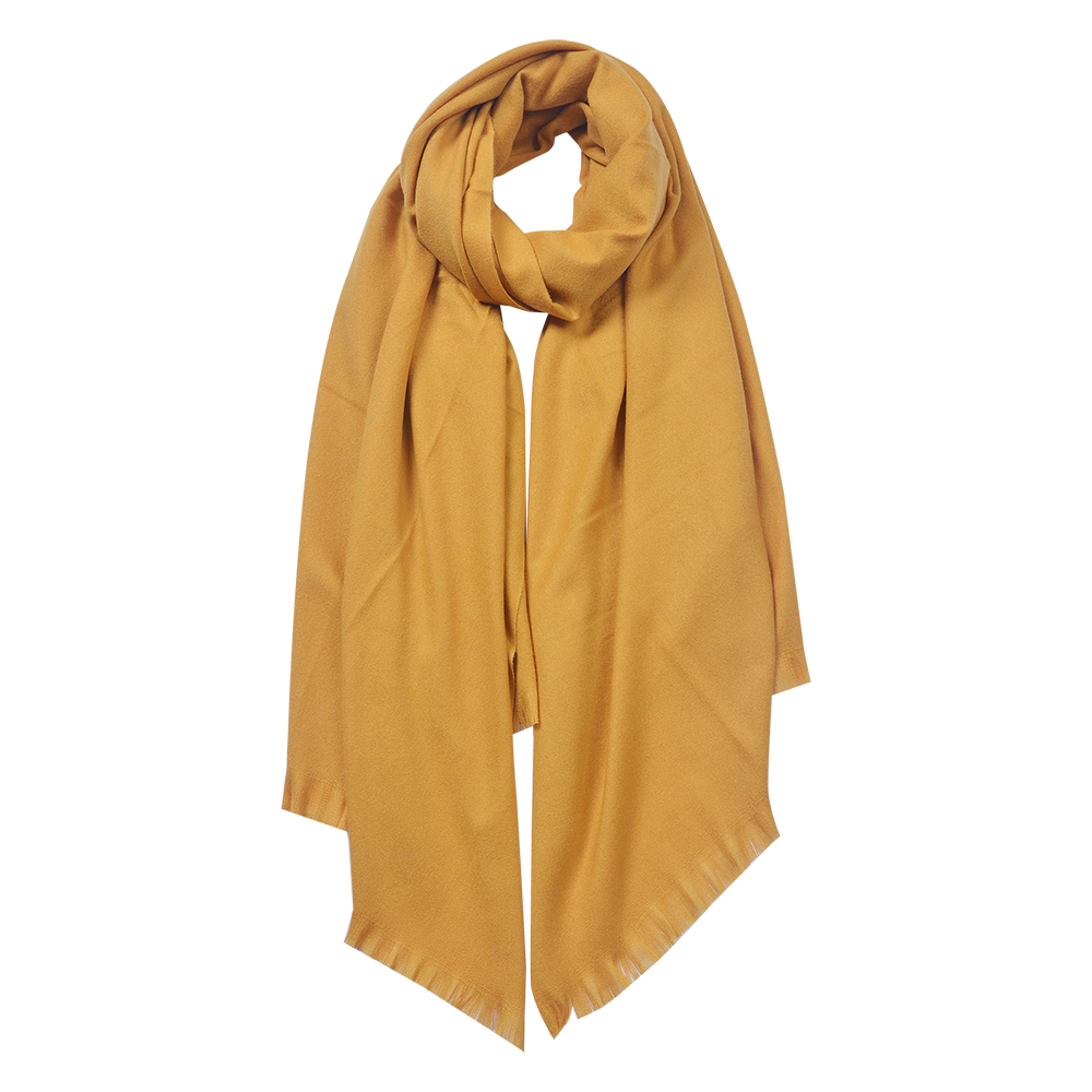 Sjaal 70x190 cm geel
