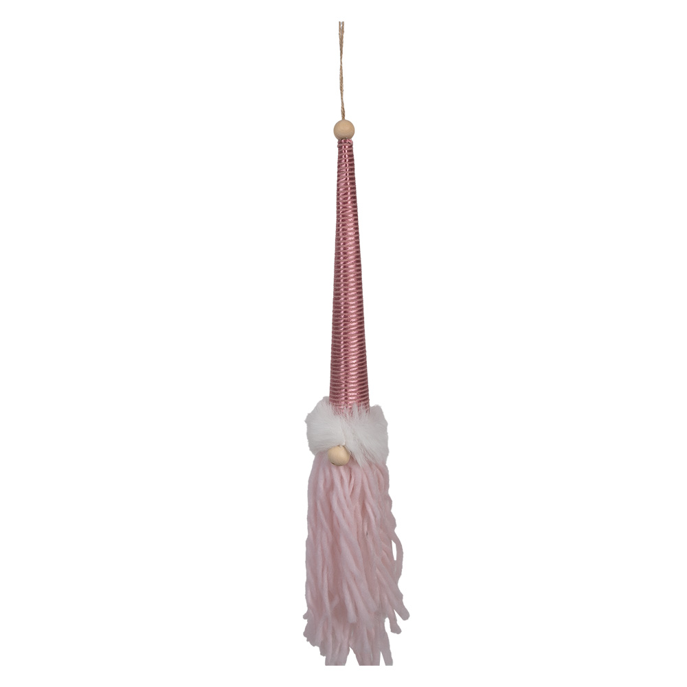 Decoratie hanger kabouter 6x6x48 cm