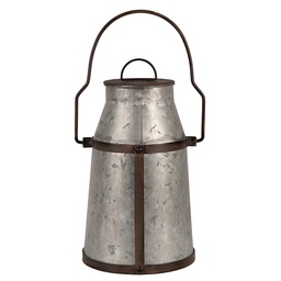 [6Y5401] Decoratie melkbus 20x18x26/36 cm