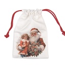 Gift bag White Red 13x1x20 cm