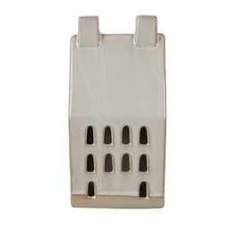 [6CE1591L] Decorazione casa con LED Beige 9x8x18 cm