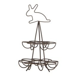 [6Y5700] Eierhalter Braun Ø 17x28 cm