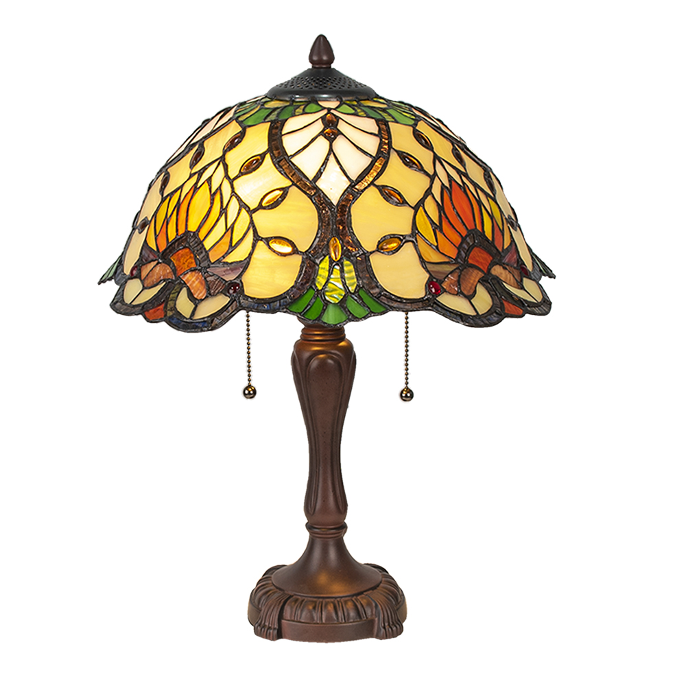 Lampada parete Tiffany Verde Ø 40x50 cm E27/max 2x60W