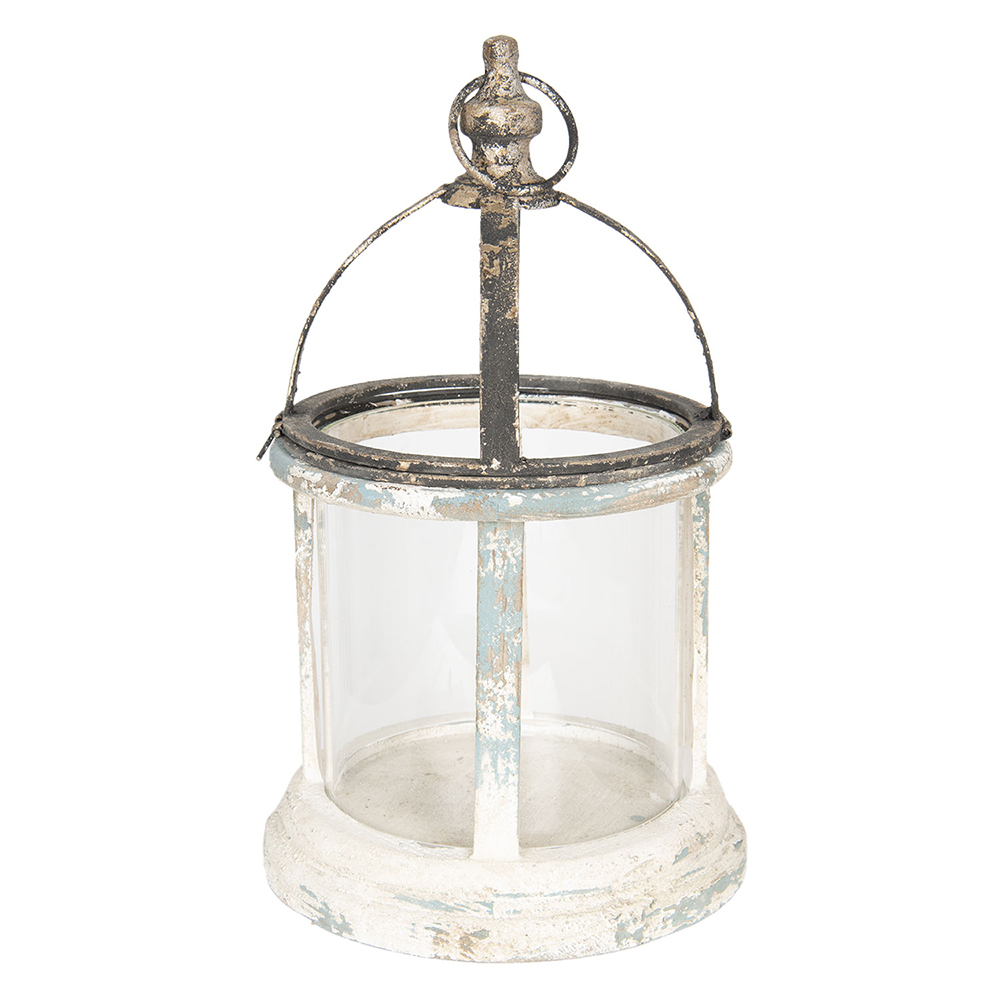 Lanterna Decorative Bianco Ø 28x46 cm