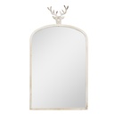 Specchio da Parete Bianco 58x10x105 cm