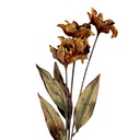 Decorative Artificial Branch with flowers Orange Green 8x5x60 cm