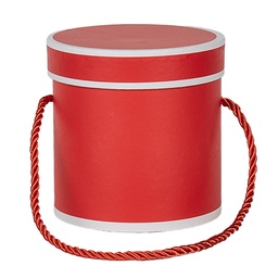 [66009R] Geschenkbox Rot Ø 12x12 cm
