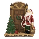 Decorazione Natalizie Babbo Natale Rosso Marrone 18x7x20 cm