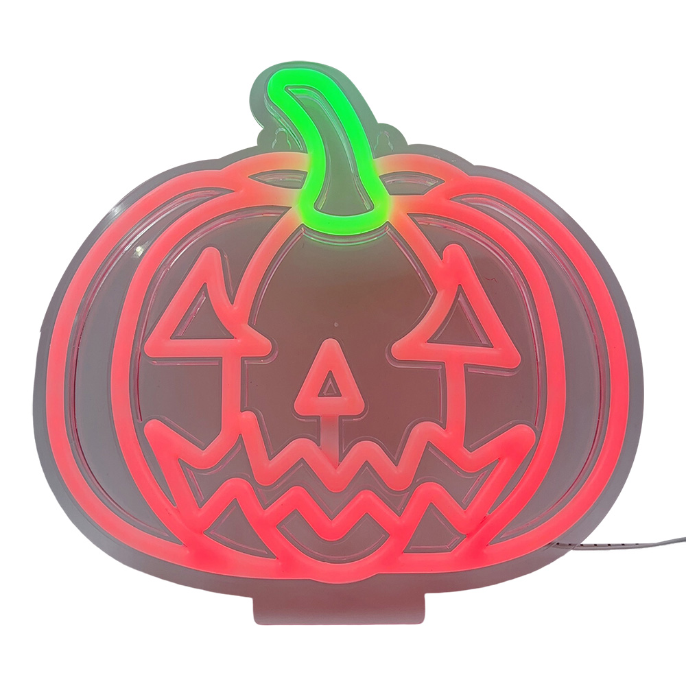 Wandlamp neon Pompoen 26x2x25 cm