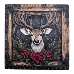 [6CE2492] Coaster Brown 11x11x1 cm