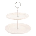 Alzatina 2 Livelli Beige Ø 21x23 cm