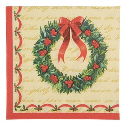 [73179] Papierservietten Gelb Rot 33x33 cm (20)