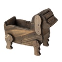 Flower Pot Inside Brown 26x12x11 cm