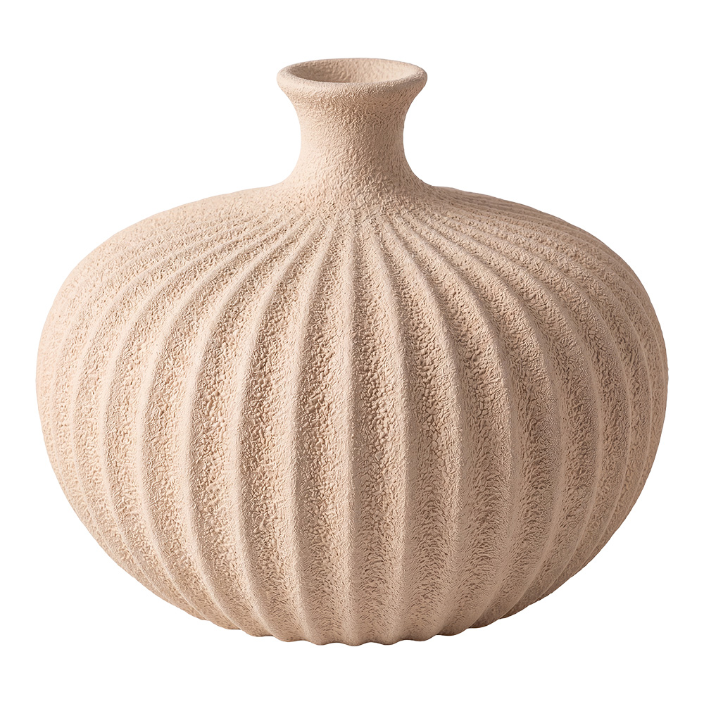 Vase Beige Ø 17x21 cm