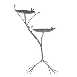 [6Y5656] Bain doiseaux Vert Marron 38x43x78 cm