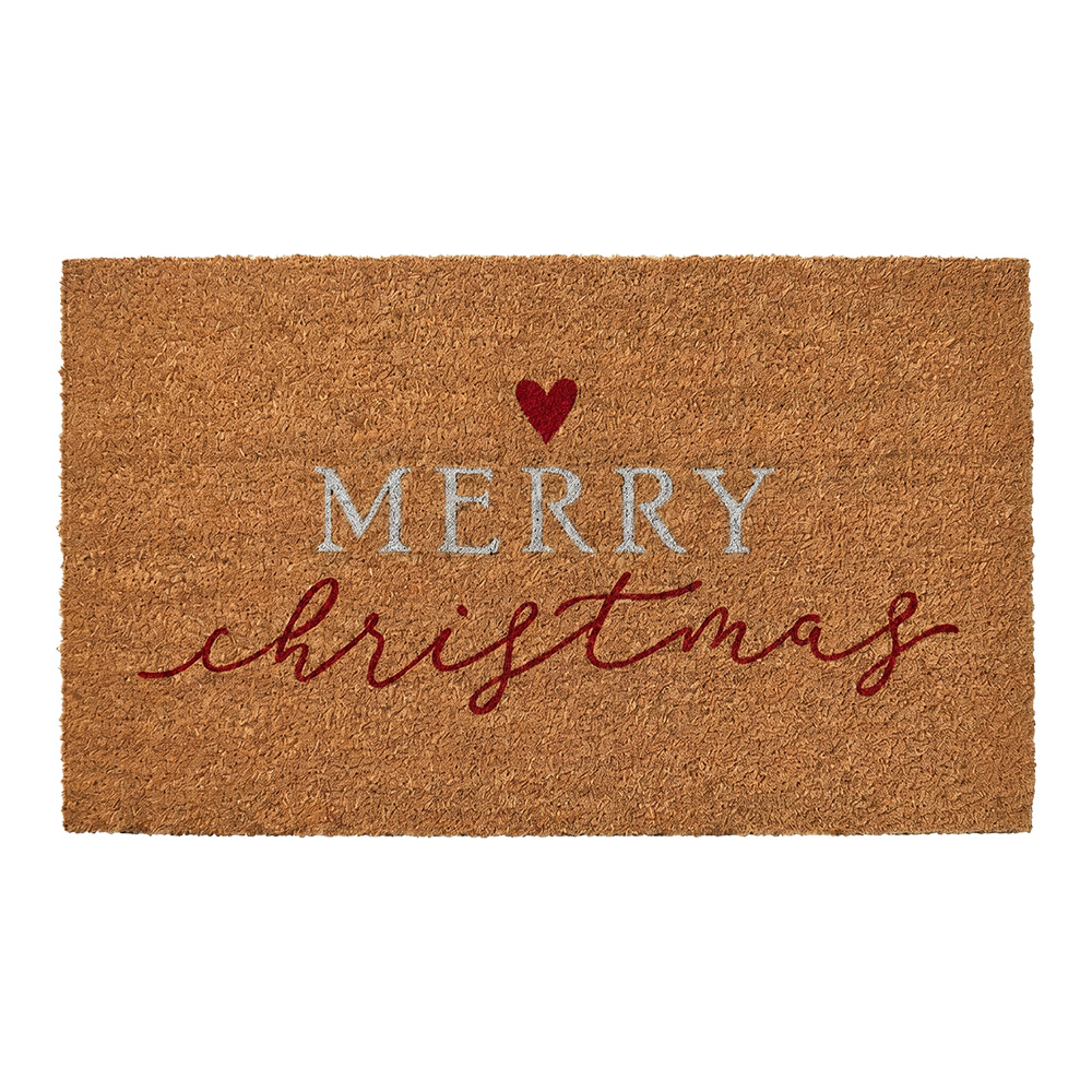 Doormat Inside Brown Red 75x45x1 cm