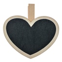 Molletta con Lavagna Nero Marrone 8x2x8 cm