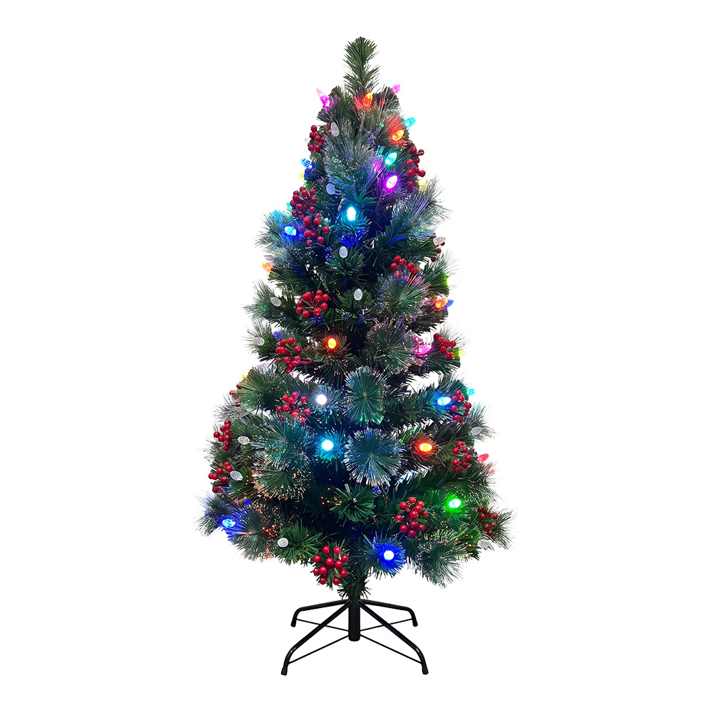 Arbre de Noël artificiel avec LED Vert 210 cm