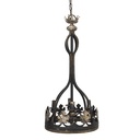 Pendant Lamp Brown Ø 40x85 cm E14/max 4x25W