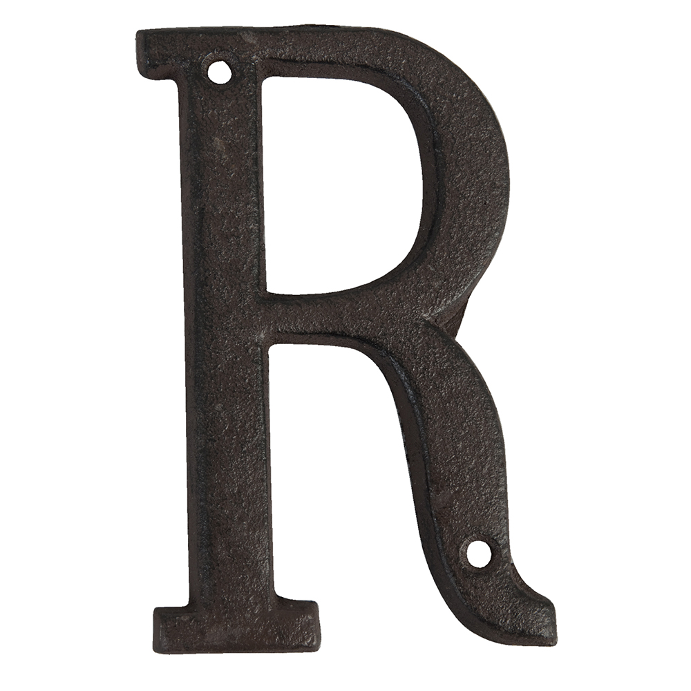 Letter R 8x1x13 cm