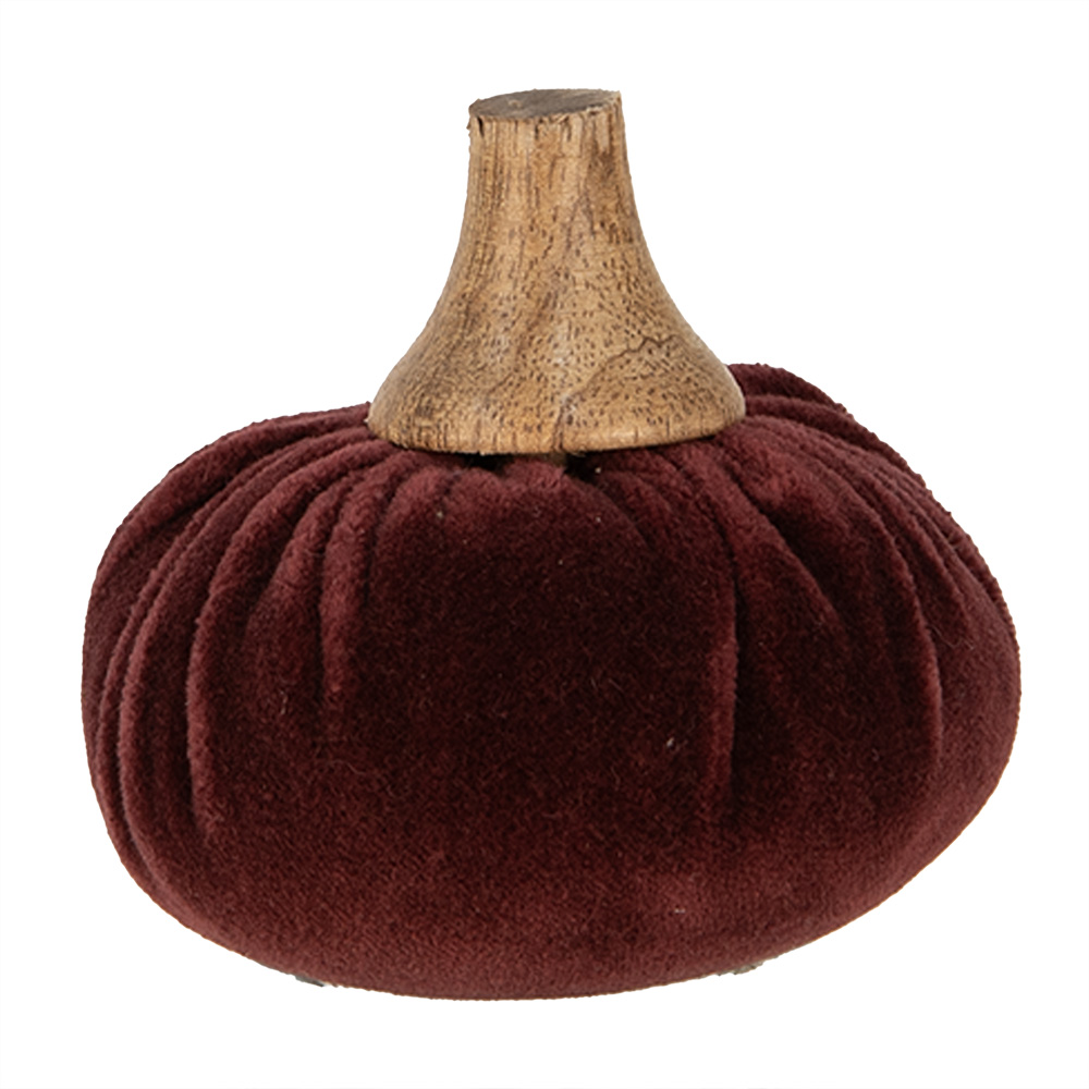 Décoration Citrouille Rouge Ø 9x8 cm