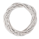 Decoration Couronne Blanc Ø 20x4 cm