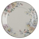 Assiette pour le Petit Déjeuner Beige, Rose Ø 20x2 cm
