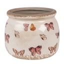 Blumentopf für Innen Beige Ø 12x10 cm