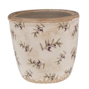 Pot de fleurs d'intérieur Beige Ø 13x12 cm