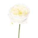 Fleur artificielle Roses Blanc Vert 9x9x35 cm