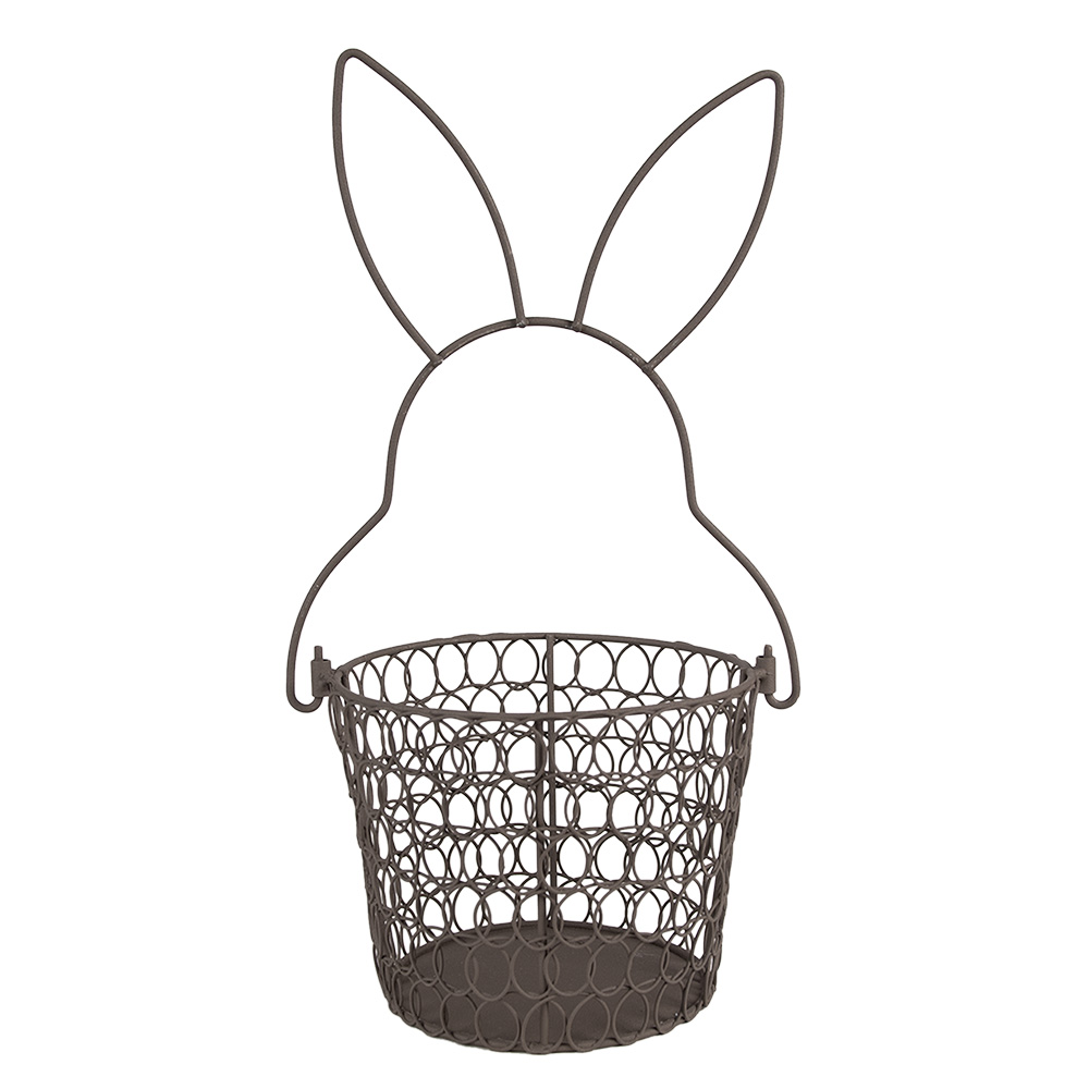 Panier Lapin Marron Ø 15x34 cm