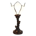Lampe de table Tiffany Fleur Blanc Ø 18x32 cm E14/max 1x25W