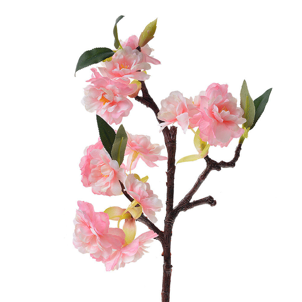 Deko Ast mit Blumen Rosa Weiß 16x8x38 cm