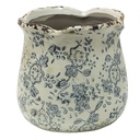 Blumentopf für Innen Grau Beige Ø 15x14 cm
