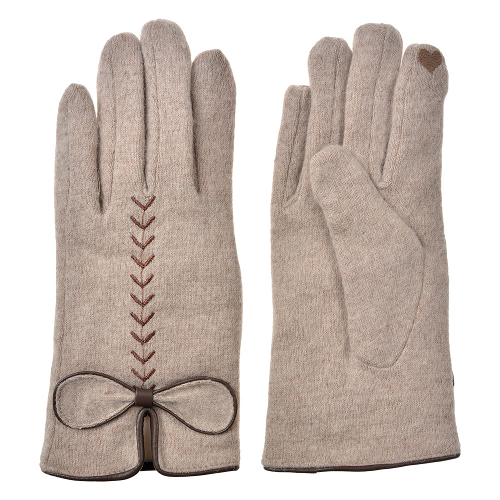 Handschuhe Winter Beige 9x23x1 cm