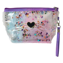 [JZTB0025PA] Toilettas 23x13 cm paars