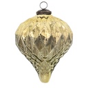 Weihnachtskugel Goldfarbig Ø 13x15 cm