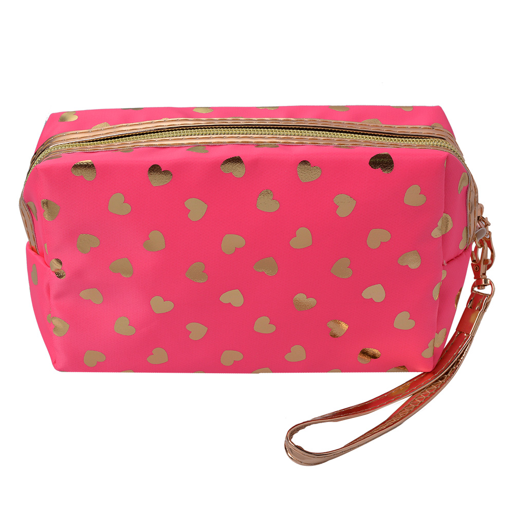 Toilettas 18x10 cm roze