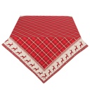 Square Christmas Tablecloth Red 100x100 cm