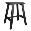 Dekorativer Hocker Schwarz 50x39x58 cm
