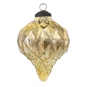 Boule de Noël Or Ø 8x10 cm