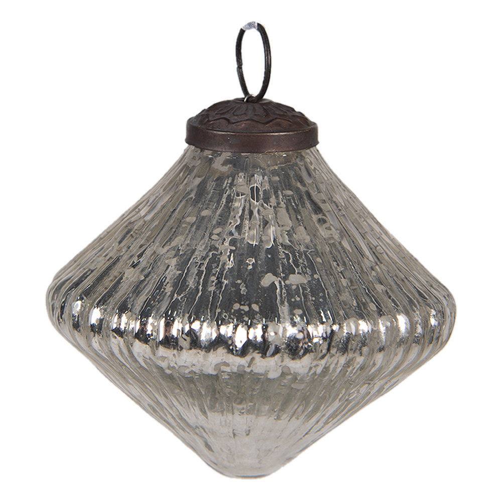 Palla di natale Argento Ø 9x9 cm