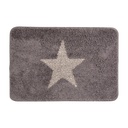 Badematte Grau 58x38x1 cm